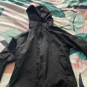 north face raincoat